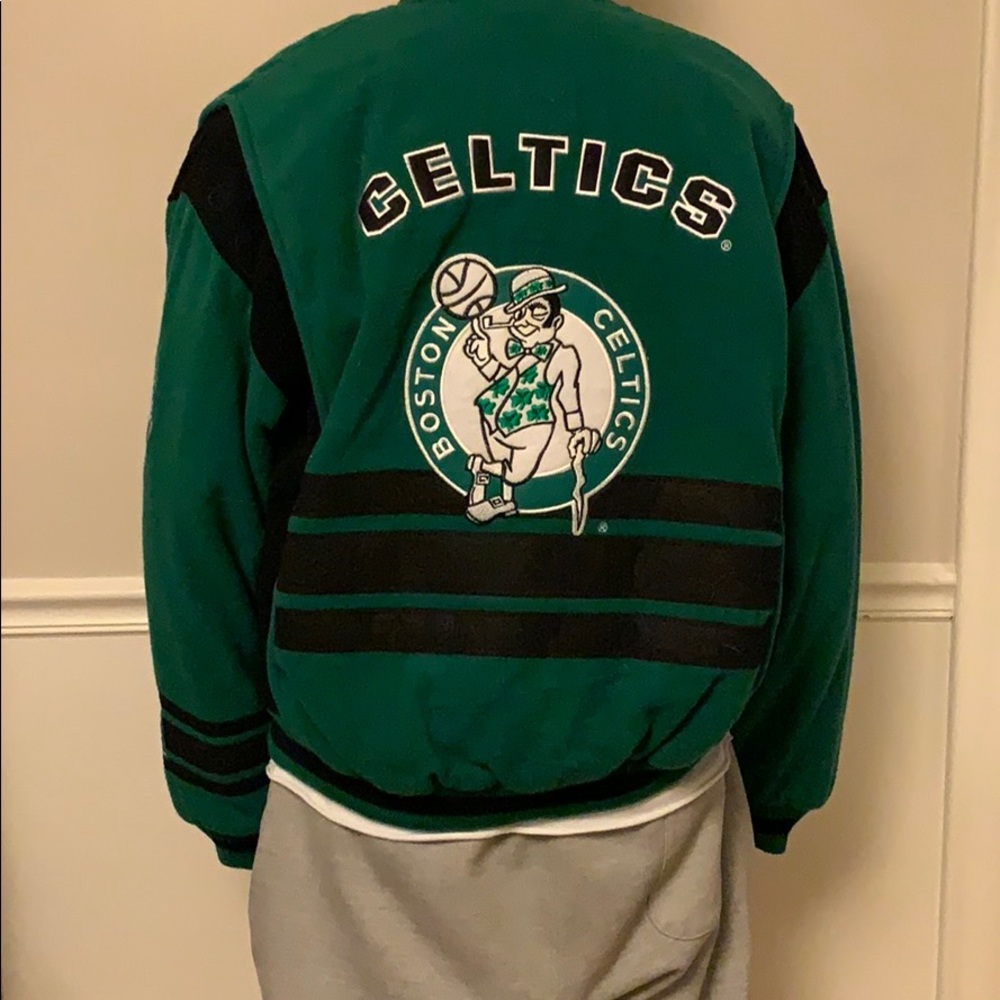 Vintage Boston Celtics bomber Jacket: men’s XL